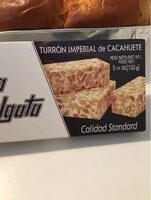 Turrón imperial de cacahuete