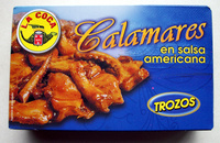 Calamares en salsa americana