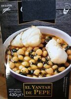 Garbanzos con bacalao y espinacas