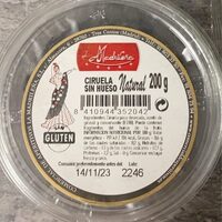 Ciruela sin hueso natural