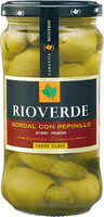 Aceitunas gordal rellenas de pepinillo