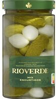 Mix de encurtidos cebollitas y pepinillos vinagre de vino