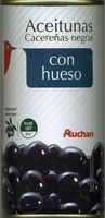 Aceitunas cacereñas negras con hueso