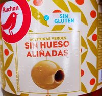 Aceitunas verdes sin hueso aliñadas