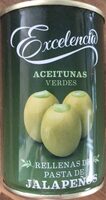 Aceitunas verdes rellenas de jalapeños
