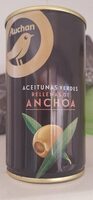 Aceitunas verdes rellenas de anchoas