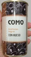 Aceitunas negras con hueso