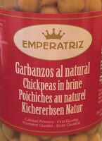 Garbanzos al natural