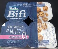 Yogur con trocitos de nuez 0%