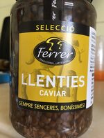 Lentejas caviar