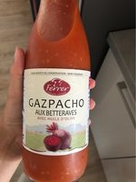 Gazpacho aux bettraves avec huile d'olive