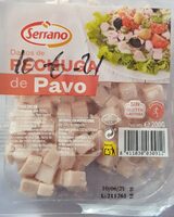 Dados de pechuga de pavo