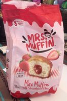 Mini Muffins With Strawberry Filling