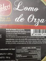 Lomo de orza