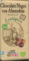 Chocolate negro con almendras ecológico