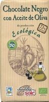 Tableta de chocolate negro con aceite de oliva 73% cacao