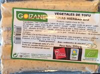 Vegetales tofu finas hierbas bio