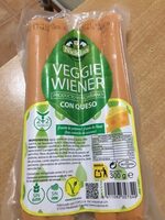Salchichas vegetales con queso