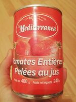 Tomates entières pelées au jus