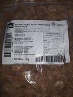 Jengibre trozos azúcar cristalizado