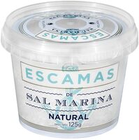 Escamas de sal marina natural