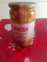 Garbanzos con boletus
