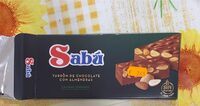 Turron de chocolate con almendras
