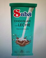 Tableta chocolate con leche Sabú sin gluten