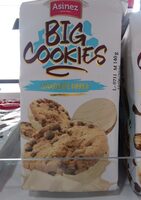 Big cookies chocolate dipped