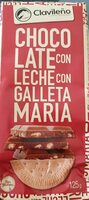 Chocolate con leche con galleta Maria