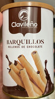 Barquillos de chocolate