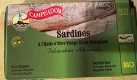Sardines à l'huile d'olive vierge extra biologique