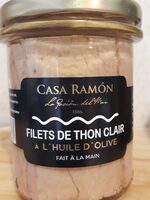 Filets de thon clair à l'huile d'olive
