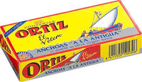 Filetes de anchoa a la antigua aceite de oliva virgen extra