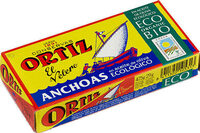 Filetes de anchoa aceite de oliva ecológico
