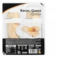 Flautas de bacon y queso