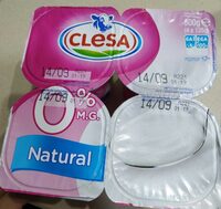 Yogur Clesa 0% M.G. Natural