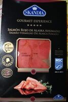 Salmón rojo de Alaska ahumado
