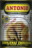 Berenjenas embuchadas con pimiento e hinojo origen Almagro