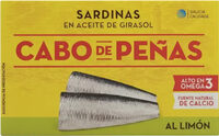 Sardinas en aceite de girasol al limón