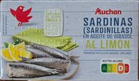 Sardinas (sardinillas) en aceite de girasol al limón