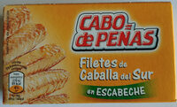 Filetes de caballa del sur en escabeche
