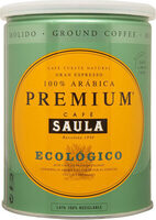 Premium café tostado molido arábica ecológico
