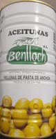 Aceitunas rellenas de pasta de anchoa