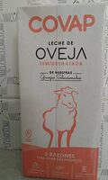 Leche de oveja semidesnatada