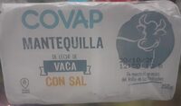 Mantequilla de leche de vaca con sal