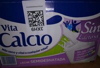 Leche semidesnatada calcio sin lactosa