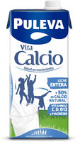 Leche entera calcio