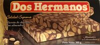 Turron de Chocolate con almendras