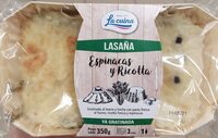 Lasaña espinaca y ricotta